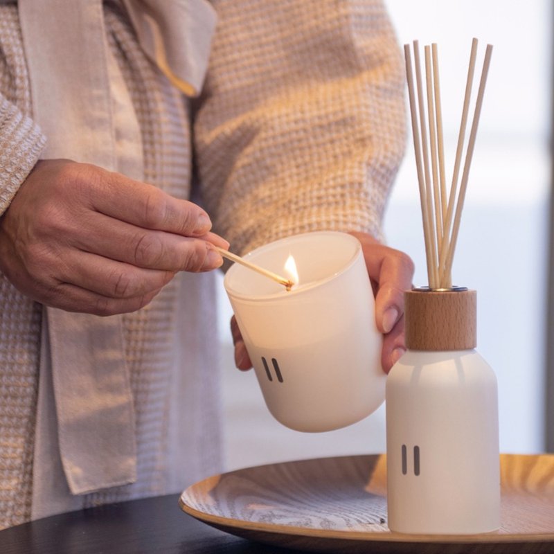 rento 香氛蜡烛120g/北极松/北极莓果/白桦木 - 蜡烛/烛台 - 蜡 