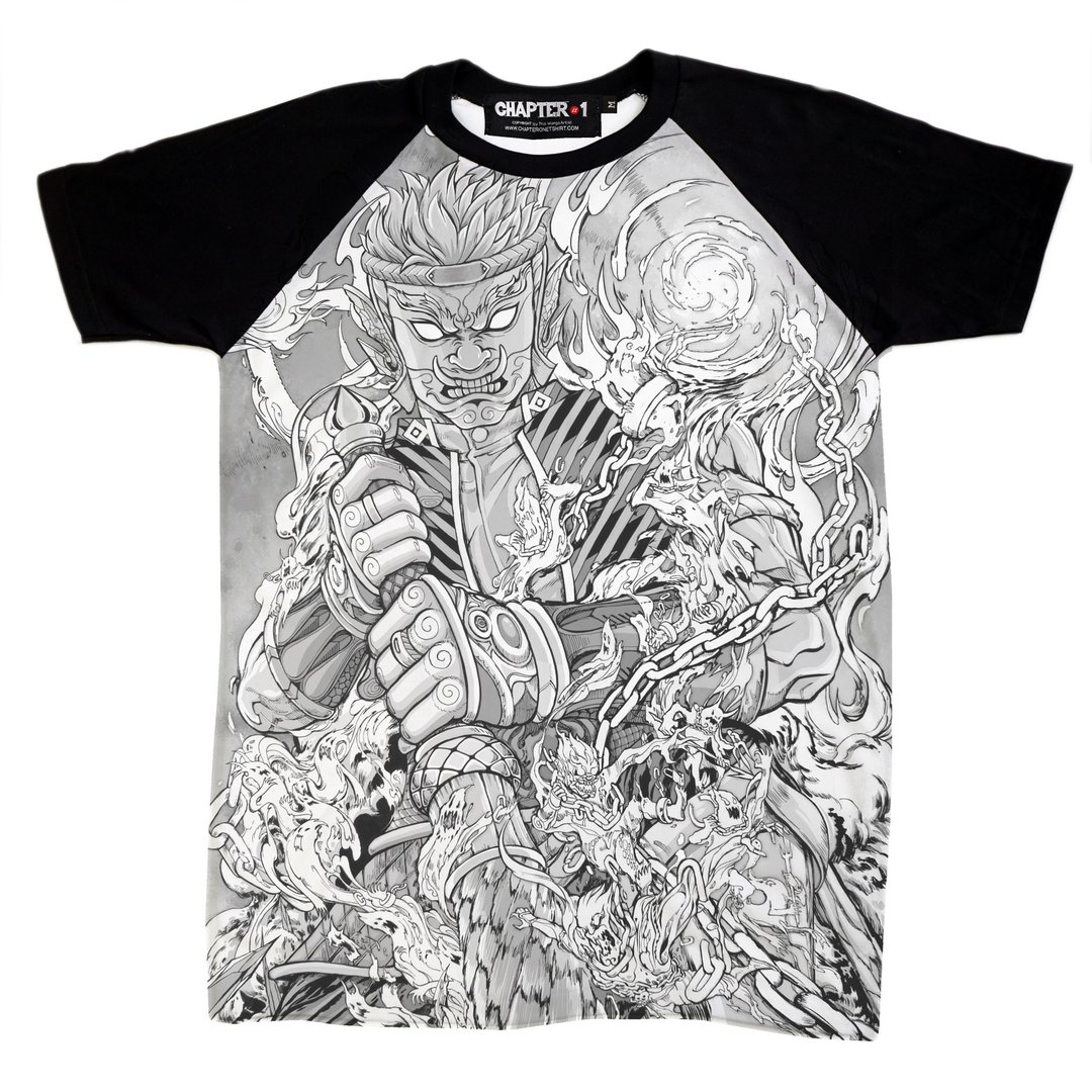 Vessuwanna One of Four The Guadian Yami Chapter One T-shirt - 男装上衣/T 恤 - 棉 白色