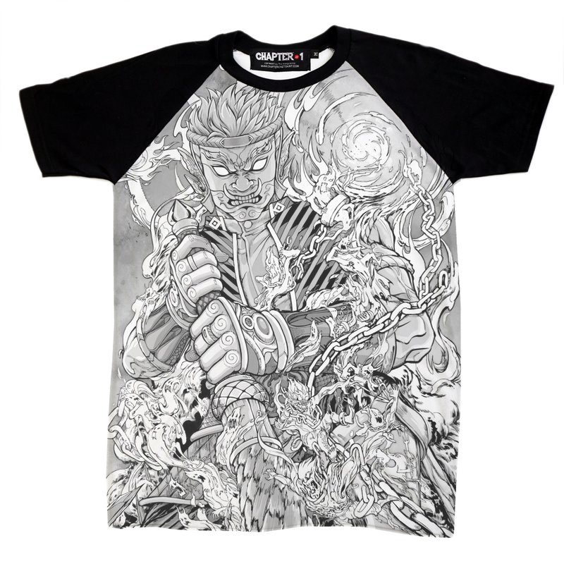 Vessuwanna One of Four The Guadian Yami Chapter One T-shirt - 男装上衣/T 恤 - 棉 白色