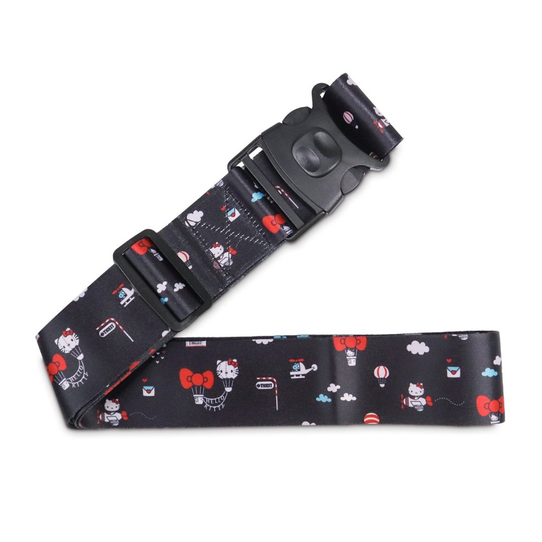 murmur行李箱束带 |  hello kitty 热气球| 行李绑绳 | 行李辨识 - 行李箱/行李箱保护套 - 塑料 黑色