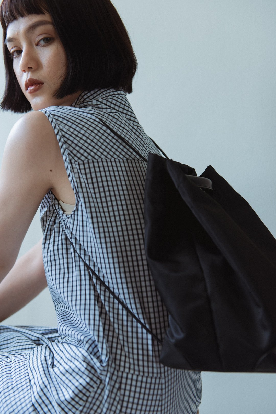 Trip Bag - Convertable Crossbody Bag Backpack Bucket Bag In Black - 后背包/双肩包 - 真皮 黑色
