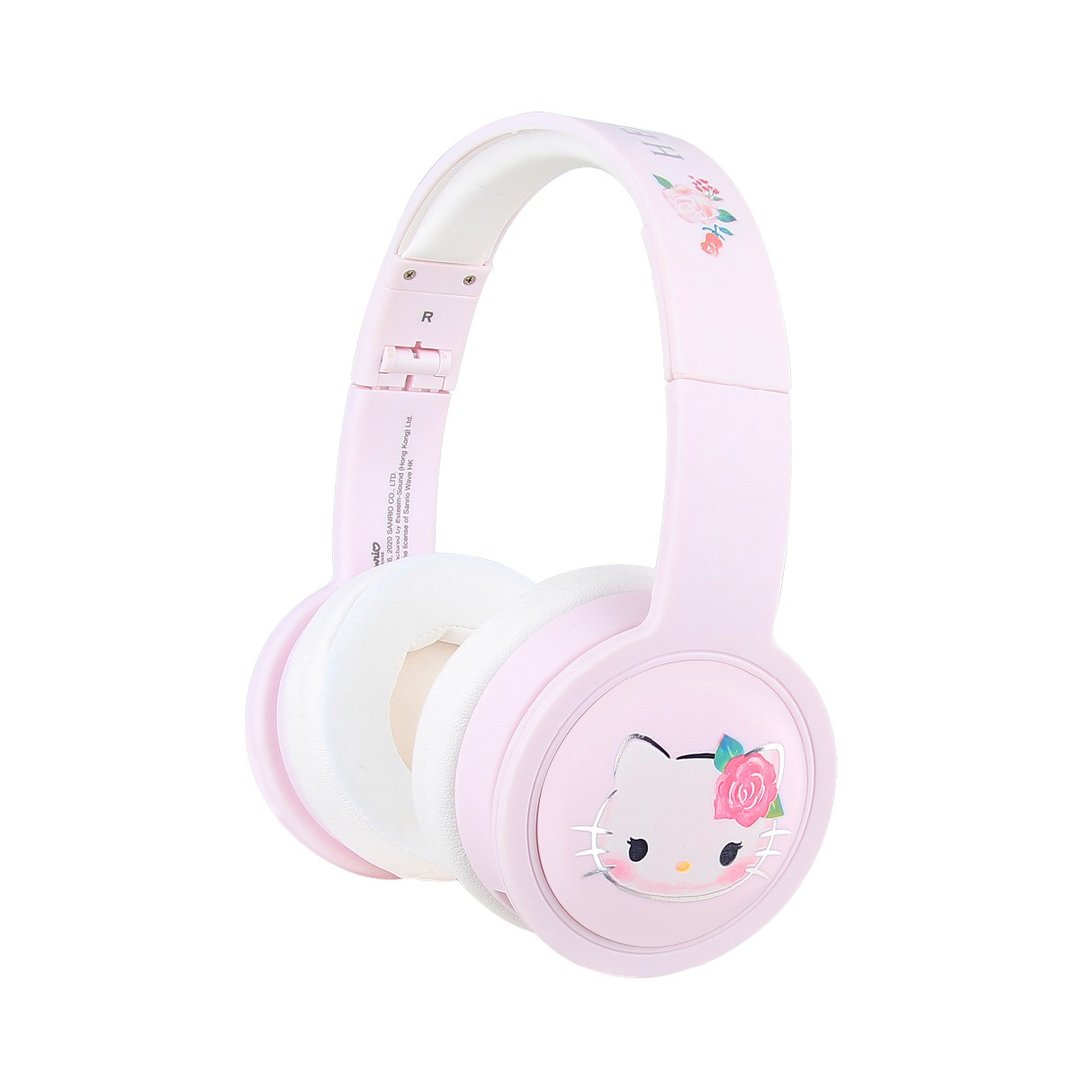 无线主动式抗噪儿童安全耳机-Hello Kitty - 耳机 - 塑料 粉红色