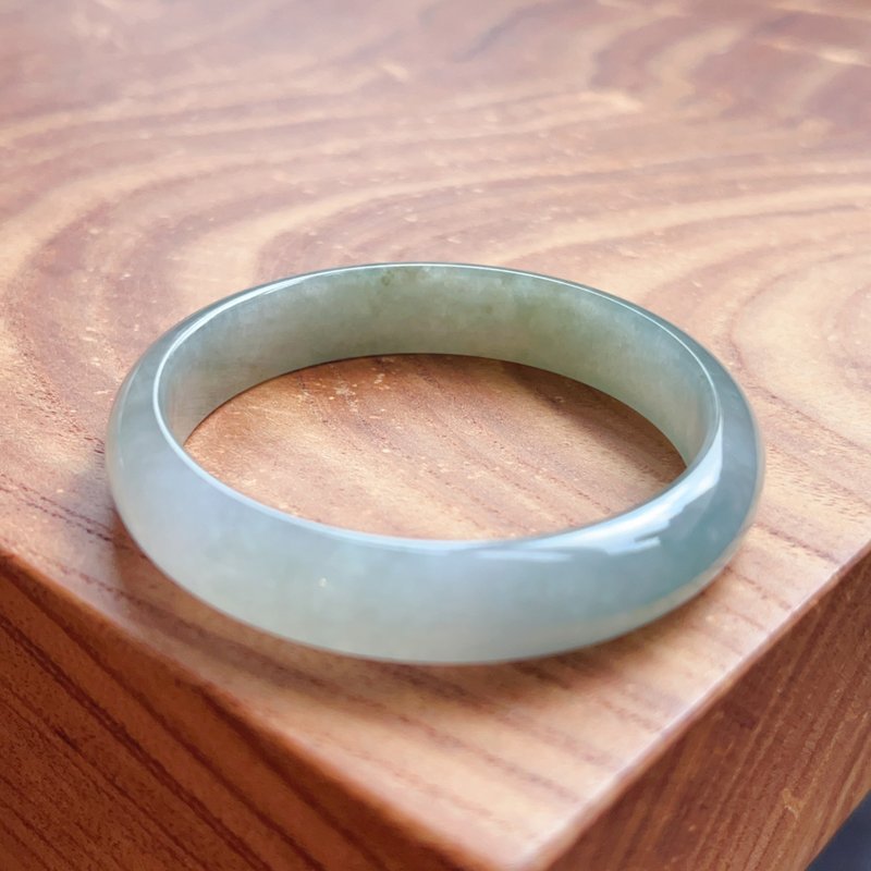 冰种翡翠手镯 | 18.5围 | 天然缅甸玉翡翠A货 | 送礼 - 手链/手环 - 玉石 多色