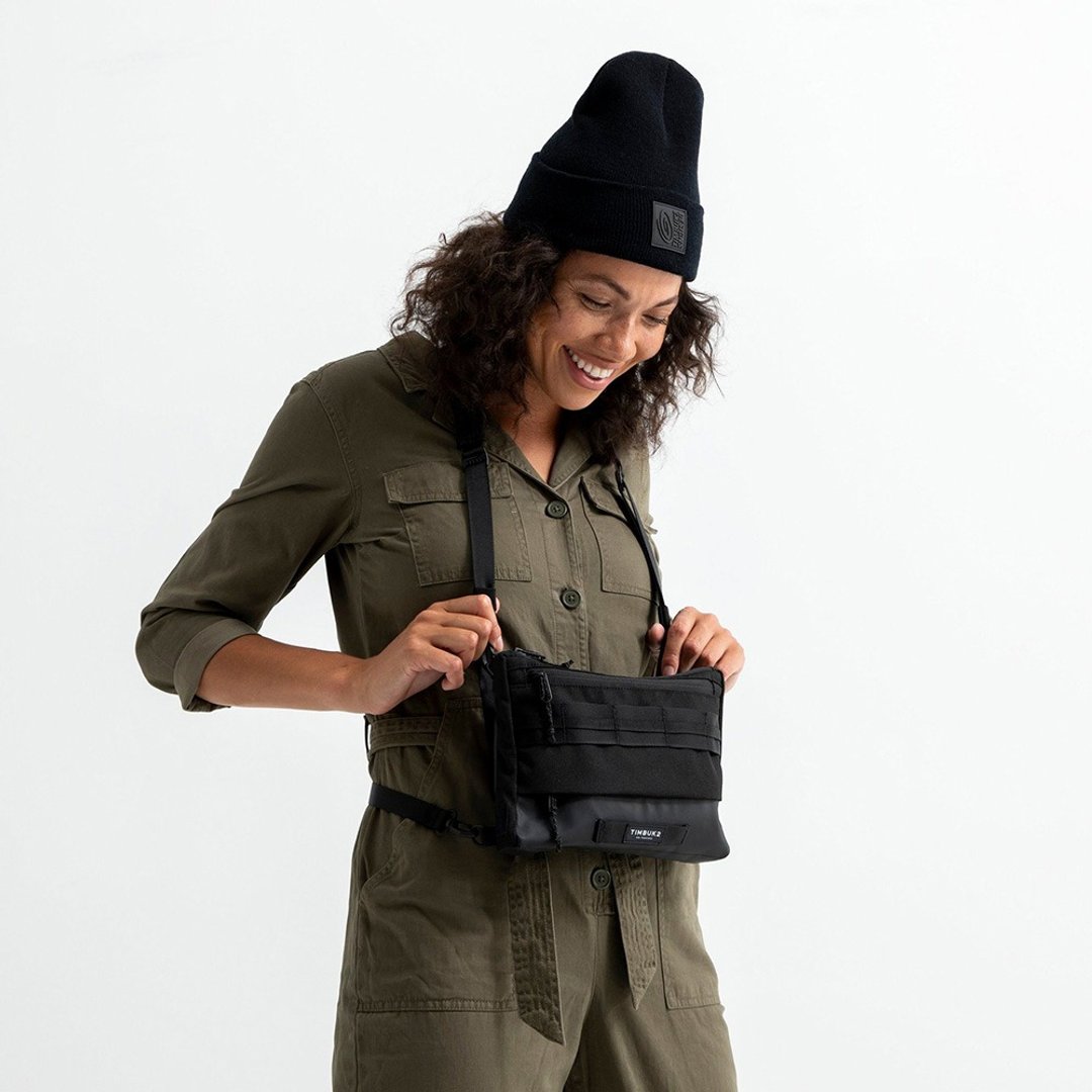TIMBUK2 AGENT CROSSBODY BAG 两用腰包/侧肩包 经典黑 - 侧背包/斜挎包 - 其他材质 黑色