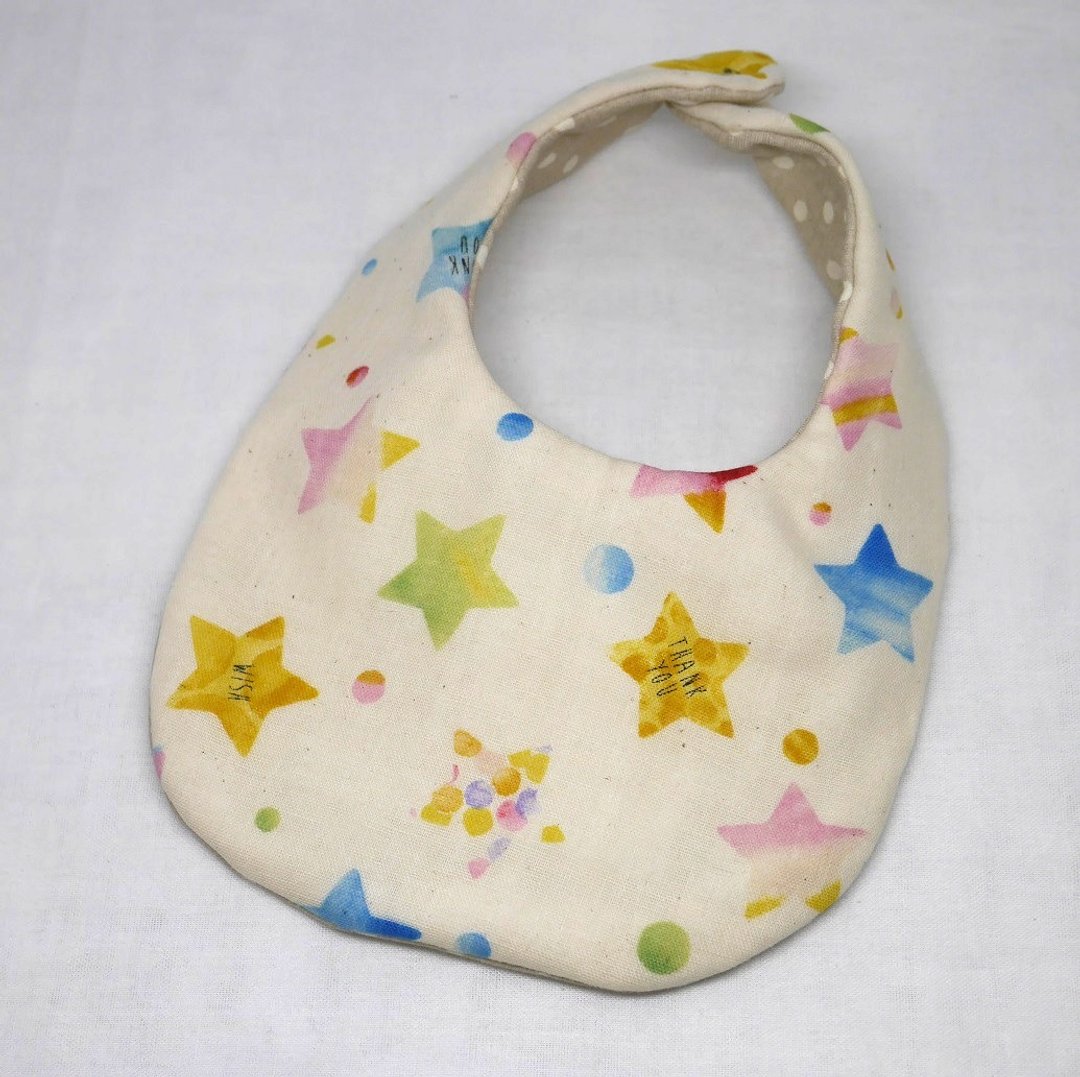 Japanese Handmade 8-layer-gauze Baby Bib - 围嘴/口水巾 - 纸 多色