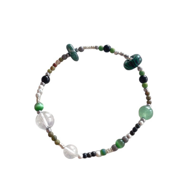 绿色天然石手链 014 - 手链/手环 - 宝石 绿色