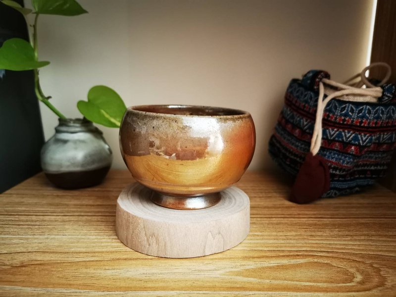 柴烧自然落灰杯 - 茶具/茶杯 - 陶 