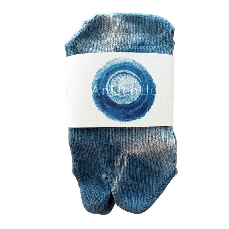 日本制造 靛蓝染色 JAPANBLUE INDIGO DYED SOCKS Tabi #3 - 袜子 - 棉．麻 