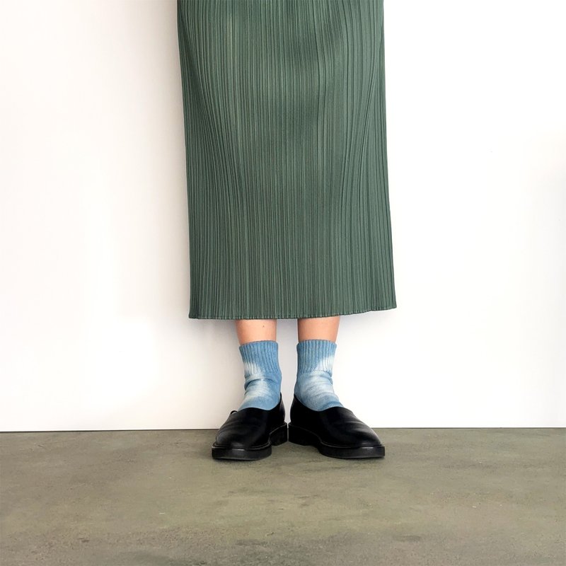 日本制造 靛蓝染色 JAPANBLUE INDIGO DYED SOCKS Tabi #3 - 袜子 - 棉．麻 