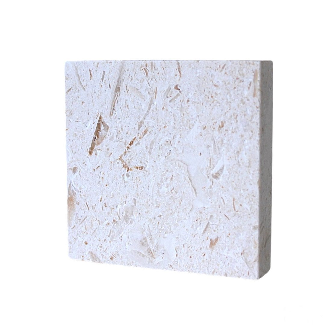 香氛蜡烛雅仕洞石底座-Travertine-9.5cm - 摆饰 - 石头 