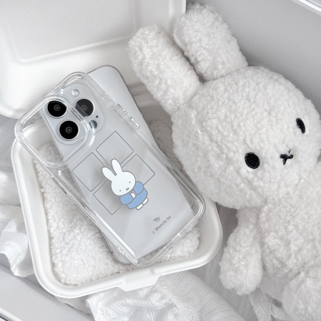 【Pinkoi x miffy】今天只做自己!透明全包边手机壳 - 手机壳/手机套 - 塑料 