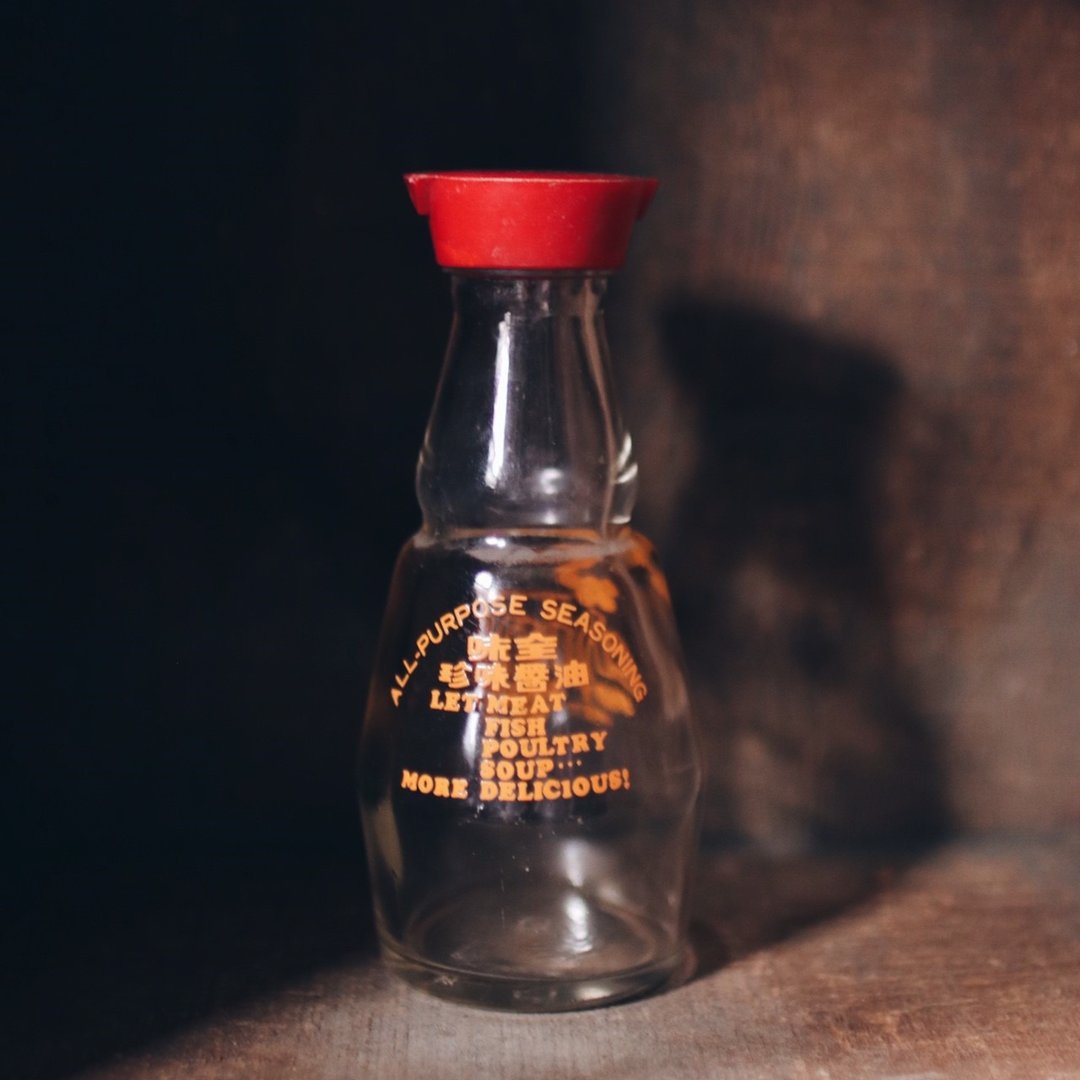 老玻璃酱油瓶 - 调味罐/酱料瓶 - 玻璃 透明
