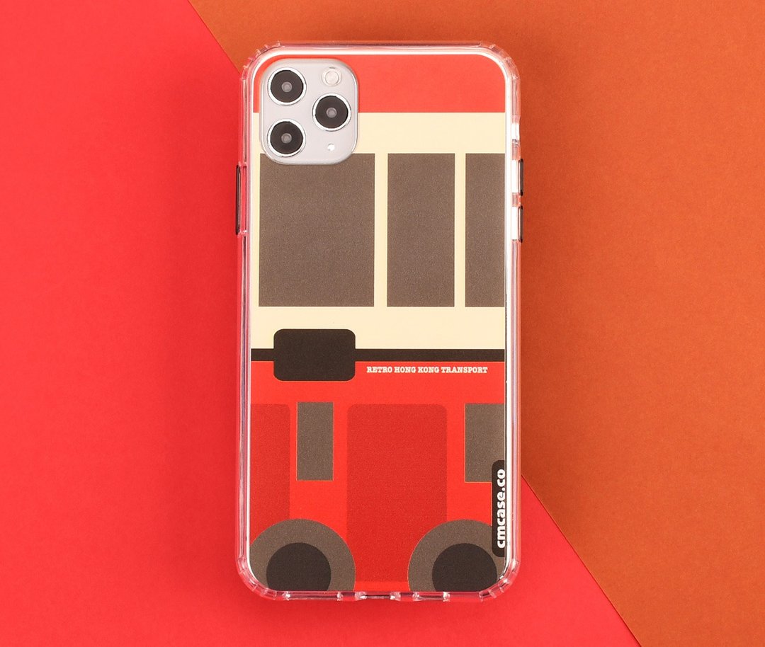 港式怀旧交通工具系列原创手机保护壳 - 九巴 Kowloon Bus - 手机壳/手机套 - 塑料 红色