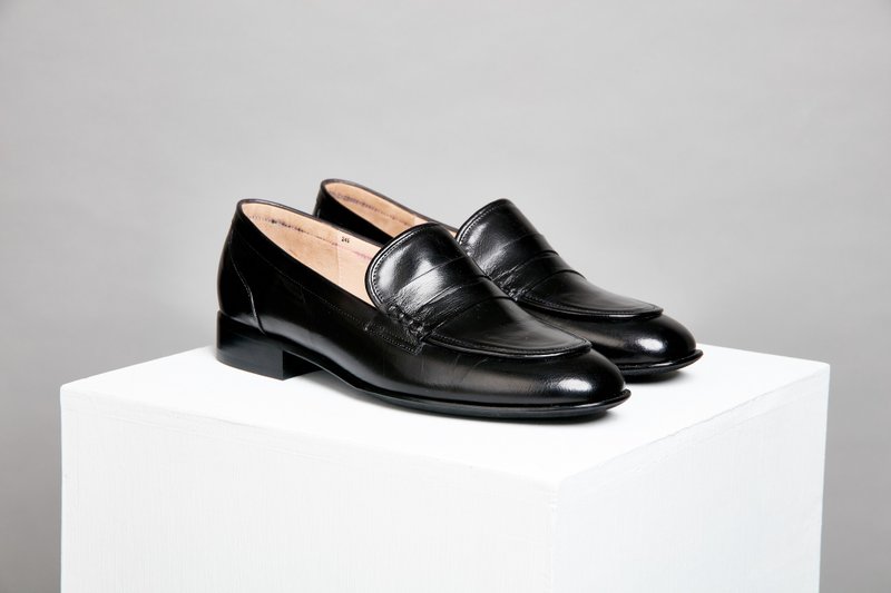 佩尼乐福鞋  - 黑 - 女款牛津鞋/乐福鞋 - 真皮 黑色