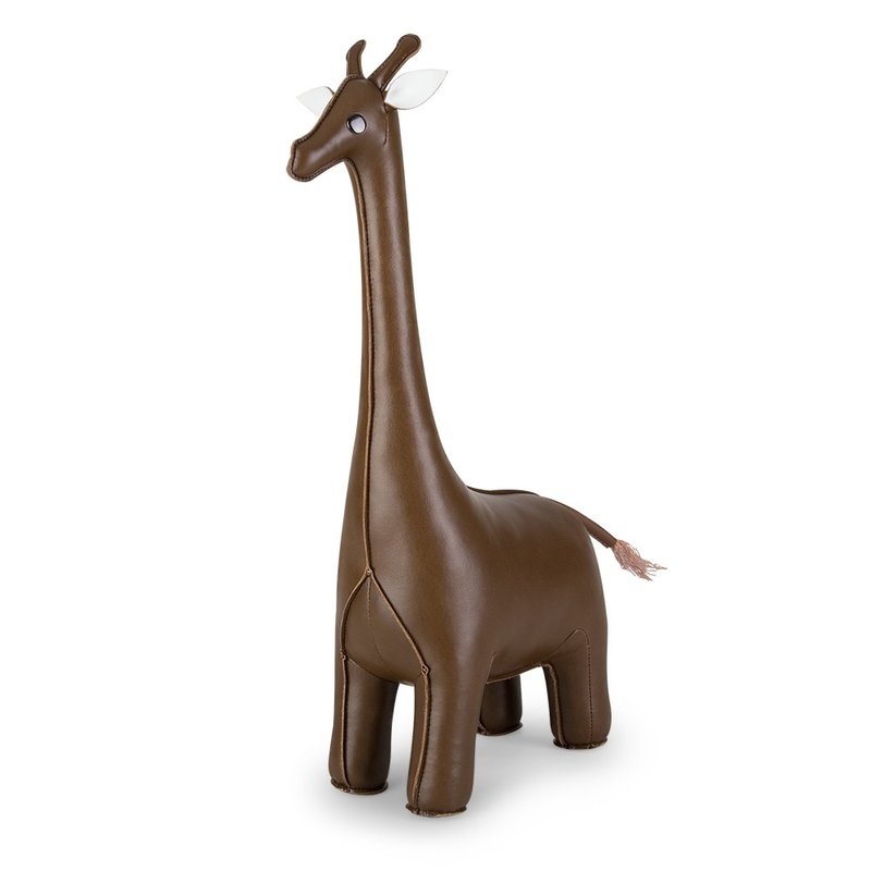 【书挡】长颈鹿 Giraffe 皮革动物摆饰  | 入厝礼物 生日礼物 - 摆饰 - 人造皮革 多色