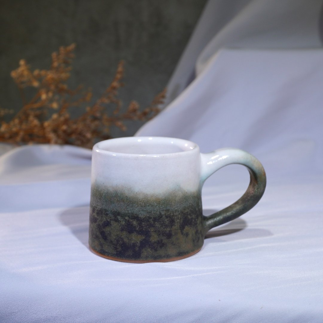 锈青RF迷你山形杯-约100ml,茶杯,马克杯,水杯,咖啡杯 - 咖啡杯/马克杯 - 陶 多色