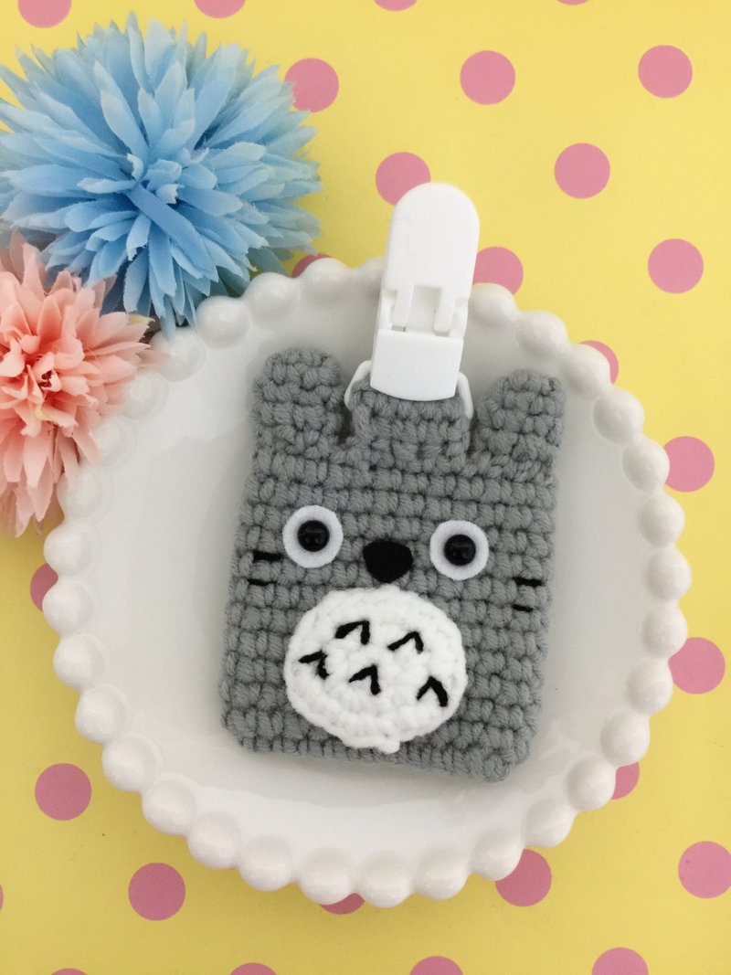 chuchu手作  龙猫款 婴儿平安符袋 平安符套 平安符夹 - 其他 - 聚酯纤维 银色