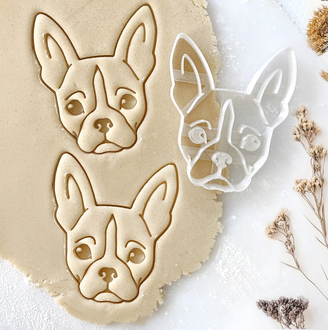 法国斗牛犬饼干模具 - 其他 - 塑料 