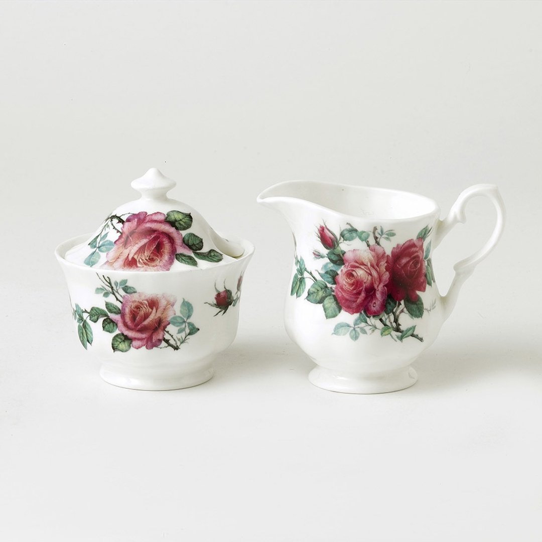 英国 RK | English Rose 英伦玫瑰 有盖糖罐/奶罐组 - 茶具/茶杯 - 瓷 