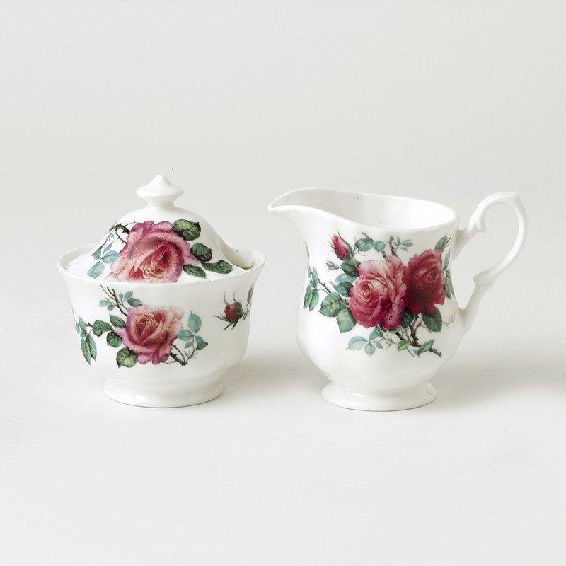 英国 RK | English Rose 英伦玫瑰 有盖糖罐/奶罐组 - 茶具/茶杯 - 瓷 