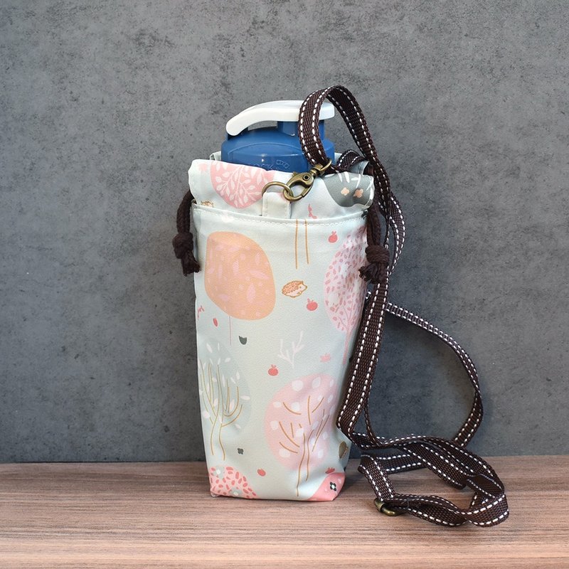 可调式斜背水壶/保温瓶袋_梦幻树 - 水瓶/水壶 - 尼龙 绿色