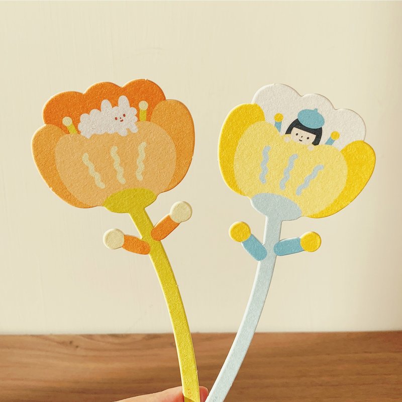 香氛小花 / 魔法花 - 香薰/精油/线香 - 纸 橘色