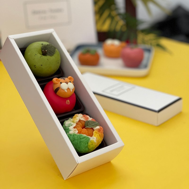 虎年新年限量礼盒─三入 - 肥皂/手工皂 - 植物．花 