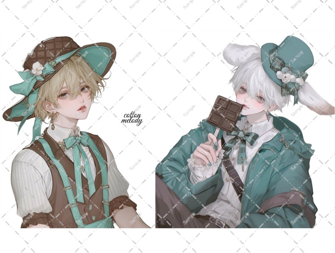original sticker no.6821 人物贴纸 原创贴纸 人物贴纸 女孩贴纸 原创人物贴纸 - 贴纸 - 纸 