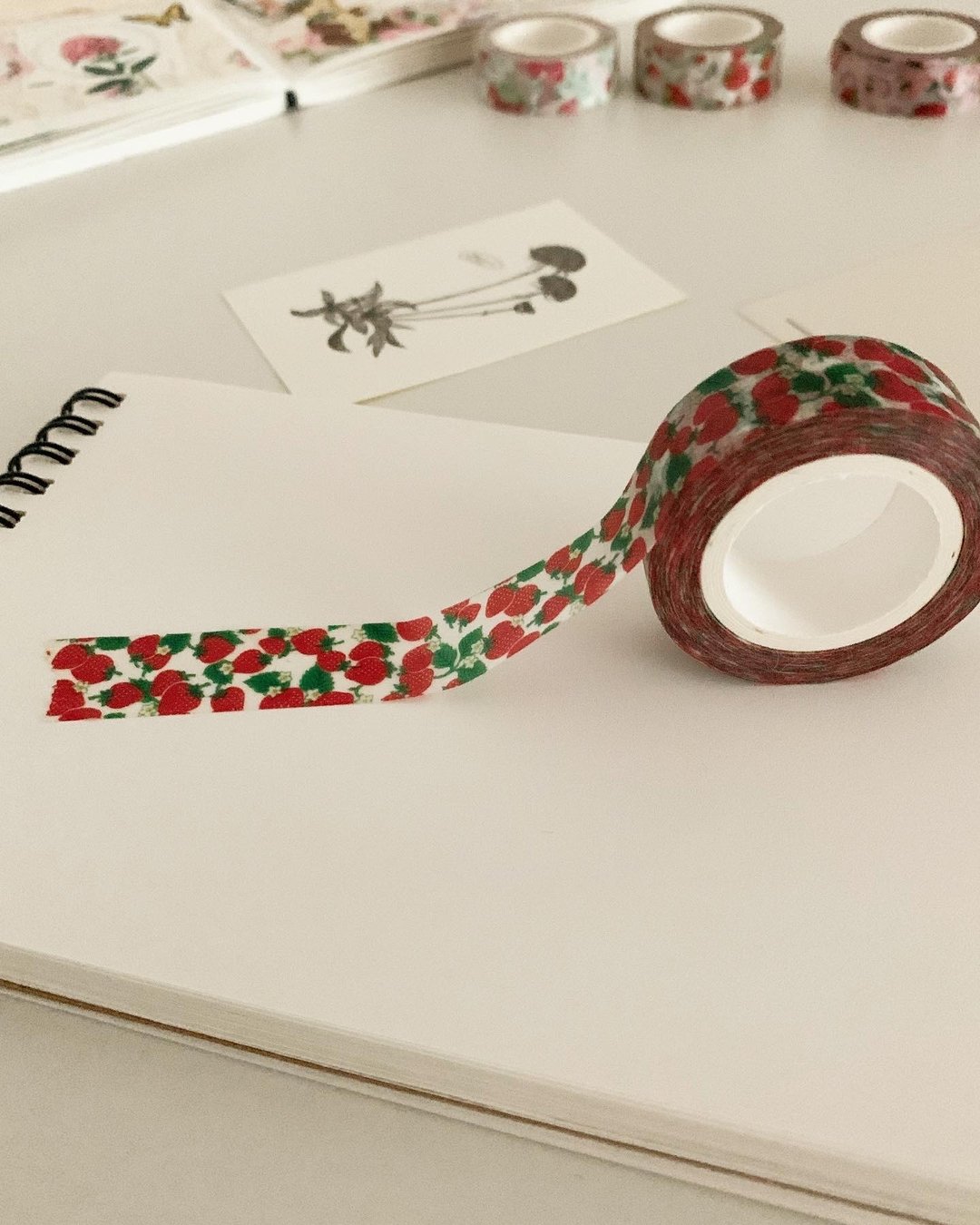 Berry Milk  Washi Tape - 纸胶带 - 其他材质 