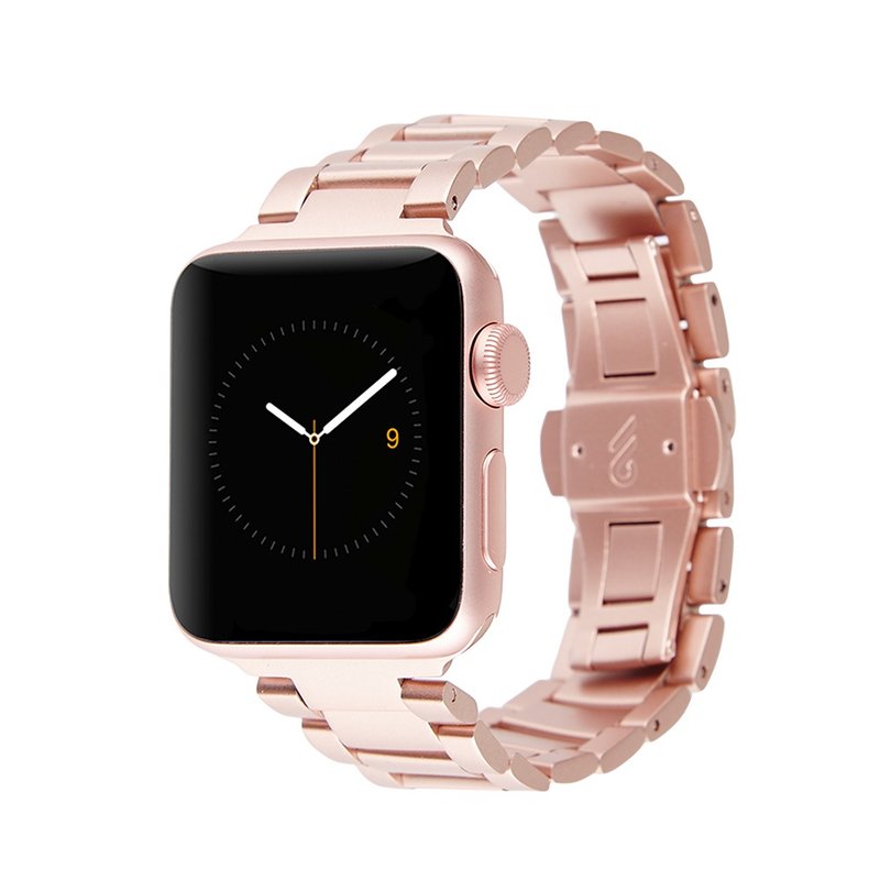 Case-mate 42/44 mm Apple Watch 不锈钢表带 黑/ 玫瑰金 - 其他 - 不锈钢 黑色