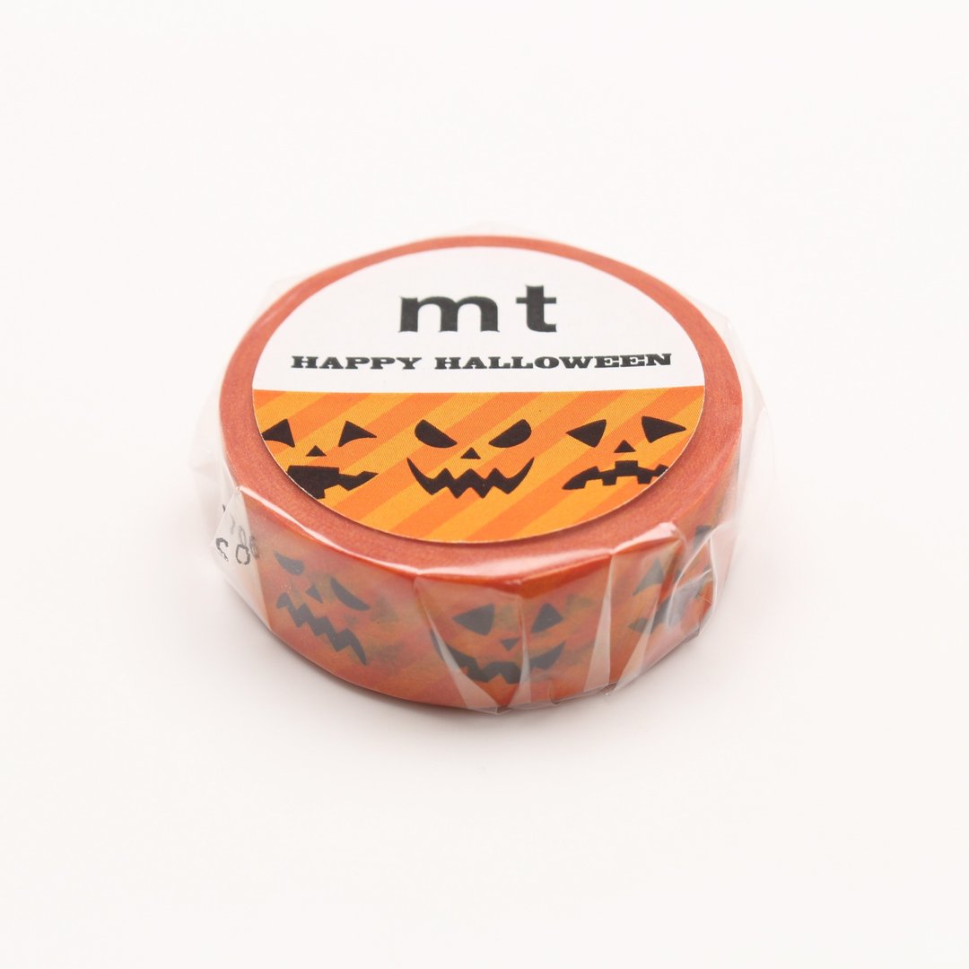mt 和纸胶带 Halloween【南瓜灯 (MTHALL08)】2017 万圣节限定 - 纸胶带 - 纸 橘色