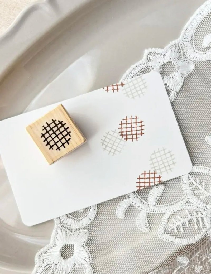 滚滚印章【花砖圆点】 - 印章/印台 - 橡胶 