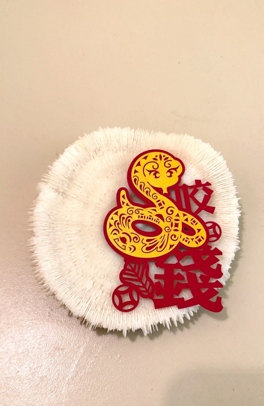 蛇咬钱 装饰 开运小物 书签 - 卡片/明信片 - 纸 橘色