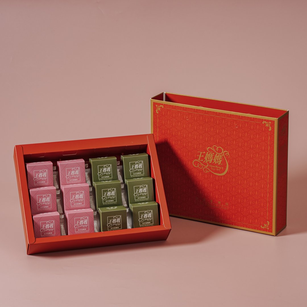 王妈妈双色抺茶鳯凰酥礼盒12入 - 蛋糕/甜点 - 其他材质 