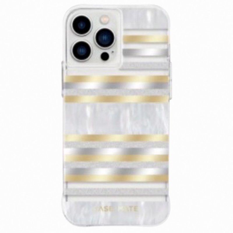 iPhone 14系列Karat Pearl Stripes璀璨条纹抗菌防摔保护MagSafe - 数码小物 - 其他材质 