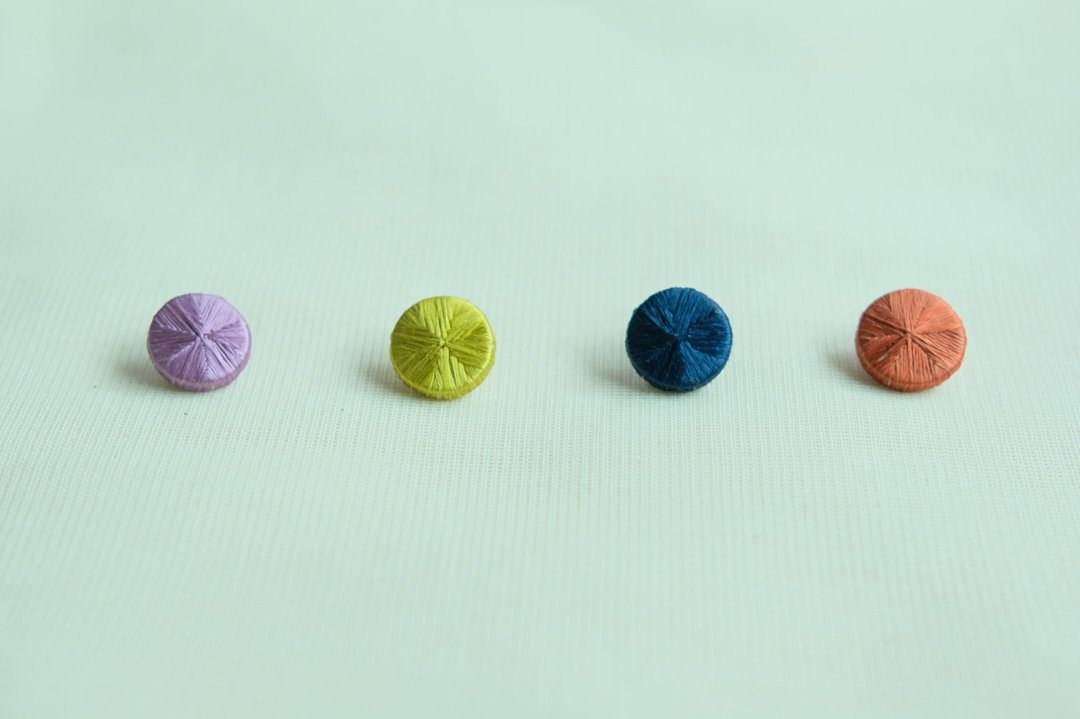 光轮耳环 ~ 日本线材 | 永续饰物 - 耳环/耳夹 - 丝．绢 