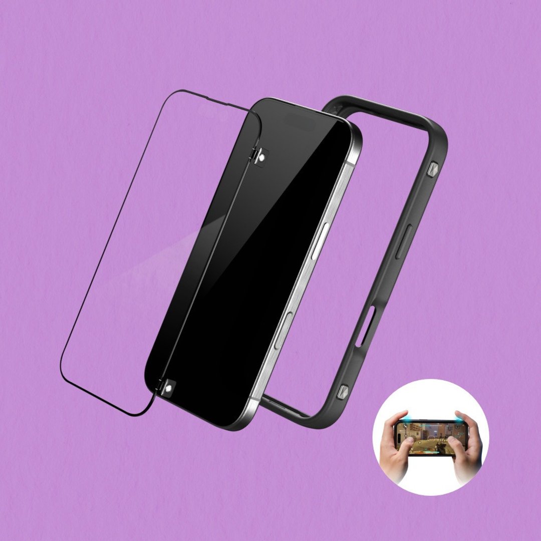 RhinoBuff FPS 精准操控套组(电竞手机壳+保护贴) iPhone 16系列 - 手机壳/手机套 - 塑料 黑色