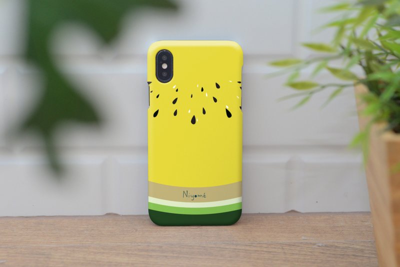 iphone case yellow watermelon for iphone5s, 6s, 6s plus, 7, 7+, 8, 8+, iphone x - 手机壳/手机套 - 塑料 黄色