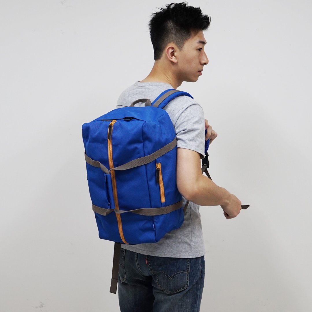 Argali 香港户外品牌 超实用三用旅行包 后背包 斜背包 肩背包 手提包 多用途 Backpack 军蓝色 - 后背包/双肩包 - 其他材质 蓝色