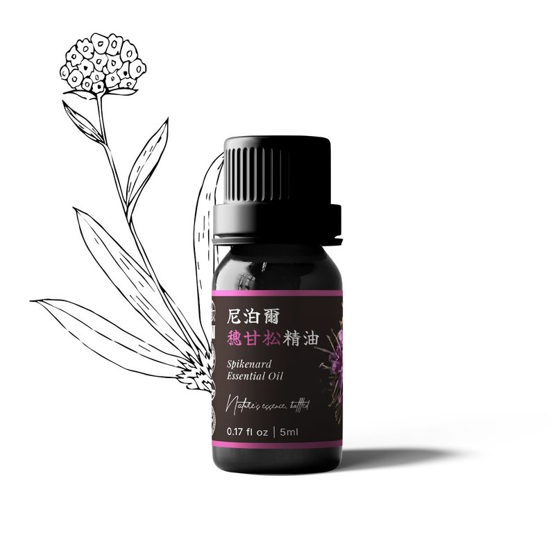 【卡佛香】尼泊尔穗甘松精油 - 香薰/精油/线香 - 玻璃 黑色