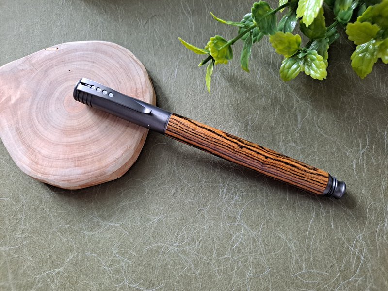 黄金檀木 原木 手工笔 钢笔 - 钢笔 - 木头 