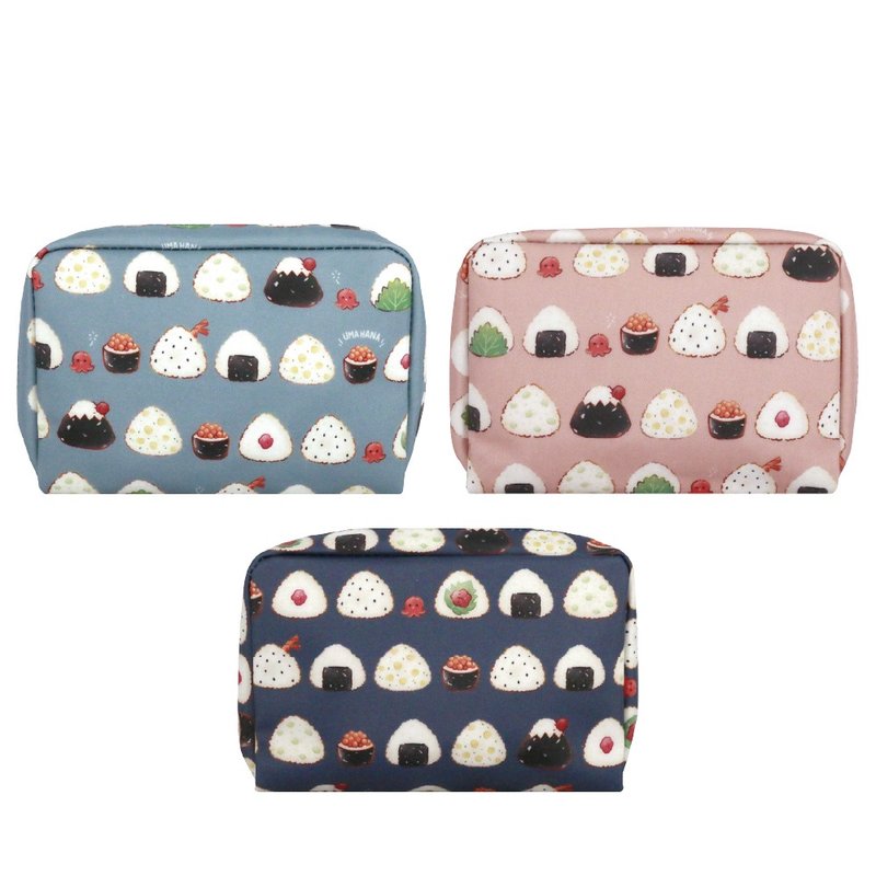 【虾虾饭团-存折收纳】存折印章收纳/化妆包/旅行包多功能收纳包 - 化妆包/杂物包 - 防水材质 