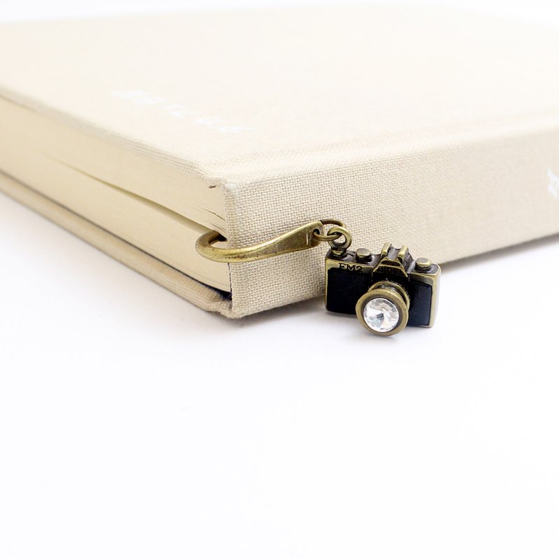 黑色相机书签，复古相机书签，书签，书签，相机， - 书签 - 其他金属 黑色