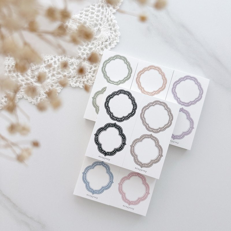 混合标签便签垫 - 便条纸/标签贴 - 纸 