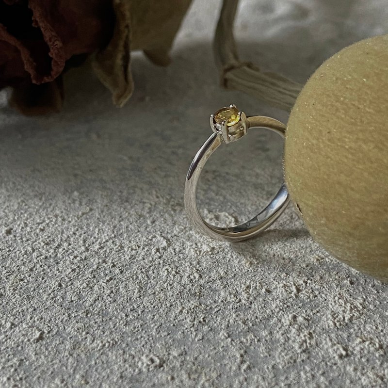 999纯银 刚玉双层台戒指 - 戒指 - 纯银 银色