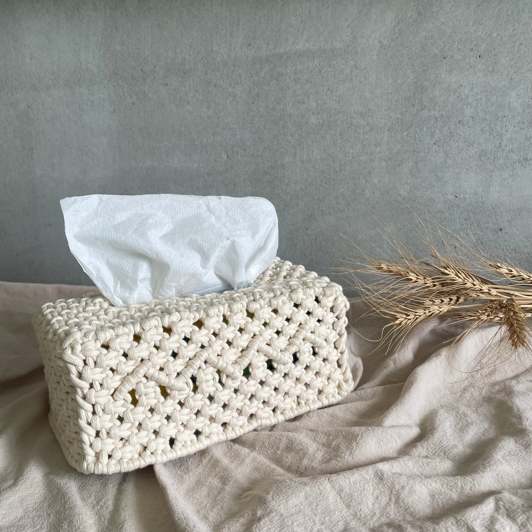 Macrame 卫生纸盒套 - 其他 - 棉 