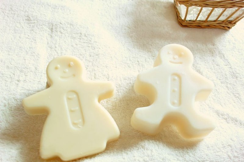 Rainbow forest ~大姜饼人手工皂．家事二人组~圣诞节礼物 交换礼物 耶诞节礼物 - 肥皂/手工皂 - 植物．花 白色