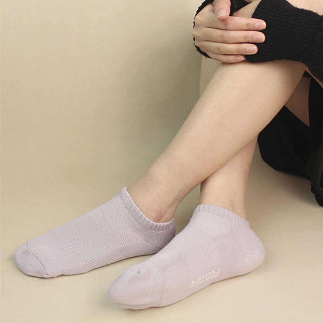 【FOOTER】素色运动船短袜 (女-T33M) - 袜子 - 棉 多色