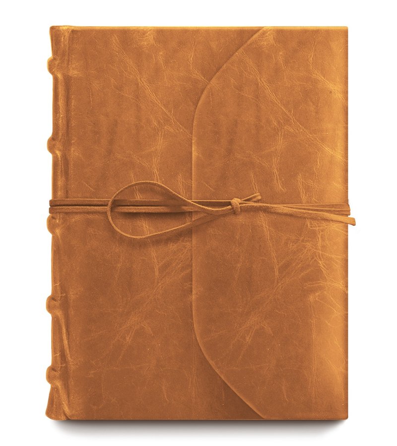 【皮革装祯】 12.5 x 8 cm | 文艺小手帐 | Bomo |匈牙利 | 骆驼 - 笔记本/手帐 - 真皮 