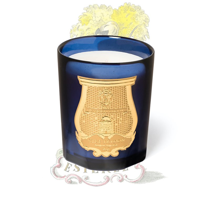 Cire Trudon 芬芳含羞草香氛蜡烛 - 蜡烛/烛台 - 玻璃 蓝色